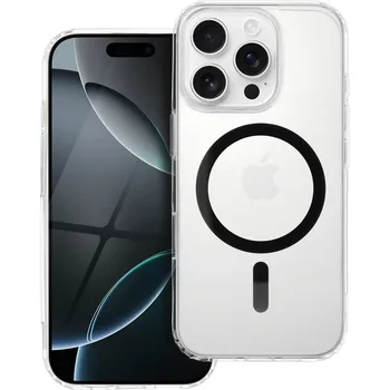 Náhradní kryt pro mobilní telefon Kryt Drop Glue Colorful Ring Mag Cover s MagSafe Samsung Galaxy A56 Black