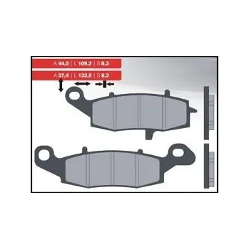 Brzdová destička BRENTA brzdové destičky KH229 sintrované barva zlatá (FT 4092) (BRENTA brzdové destičky KH229 sintrované barva zlatá (FT 4092))
