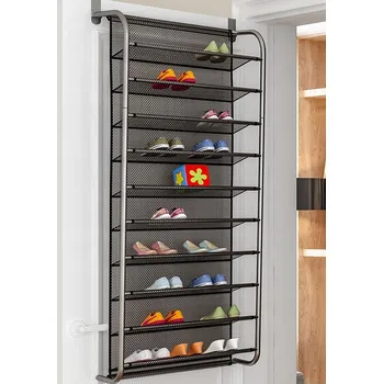 police Vertikální police na boty na dveře AE015