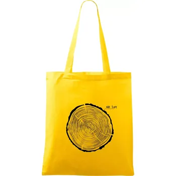 Letokruhy - 40 - Taška bavlněná - 42 x 38 cm ( Žlutá )