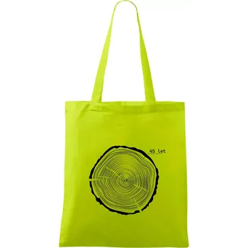 Letokruhy - 45 - Taška bavlněná - 42 x 38 cm ( Limetková )