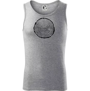 Letokruhy 35 bez věku - Tílko pánské Core - 2XL ( Tmavě šedý melír )