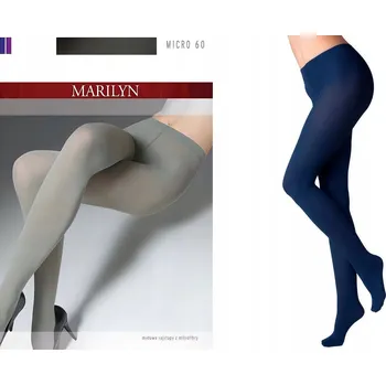 Podprsenka Hladké Punčocháče Marilyn MICRO 60 DEN modré NÁMOŘNICKÁ MODRÁ, velikost L