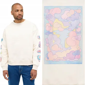 Pánská mikina Pánská mikina Mustang Auburn s rozepnutým zipem, velikost XL