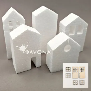 Davona Sada domečky z polystyrenu + výřezy