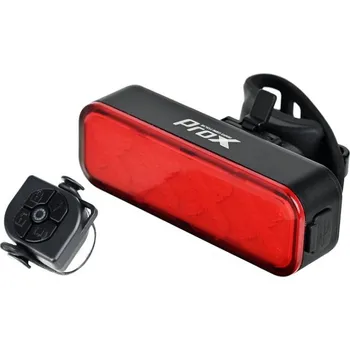 Cyklosvítilna VÝKONNÁ ZADNÍ SVĚTLO 300Lm PROX AURIGA USB-C DÁLKOVÉ OVLÁDÁNÍ ALARM 3 Typy Uchycení