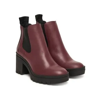 Dámské kozačky Polokozačky Fly London Topefly P144520025 Bordó 41