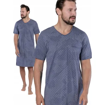 Dámská noční košile Hotberg ANTONI – stylová a pohodlná krátká pánská noční košile