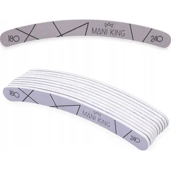 Pilníky na nehty Mani King 180/240 banán 10 ks