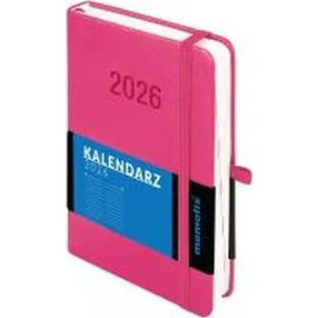 Diář Kalendarz 2026 B6 Memofix DNS różowy