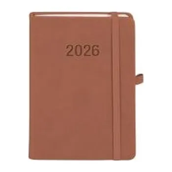 Diář Kalendarz 2026 B6 Memofix TDW mocha mousse