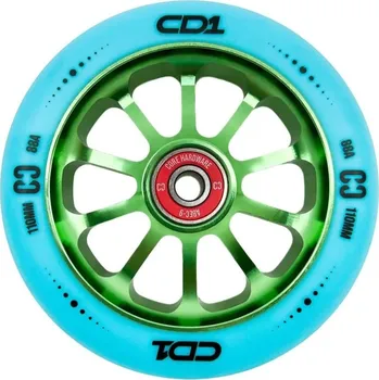 Kolečko ke koloběžce Kolečko CORE CD1 110mm | 88A | ABEC-9 | BLUE-LIME
