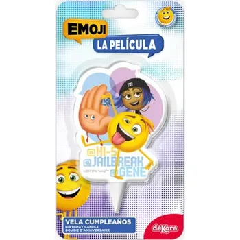 Dortová svíčka Dortisimo Svíčka Emoji 2D