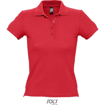 Pánské tričko SOL's Collection Polokošile People, piqué, krátký rukáv, dámská COT25131000404-red XL Červená
