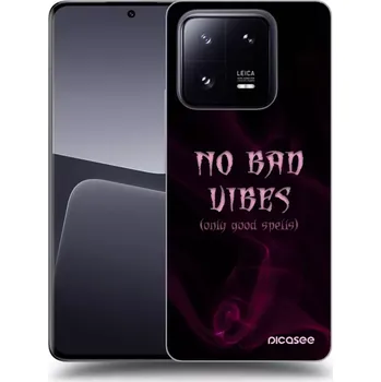 Pouzdro na mobilní telefon Picasee silikonový průhledný obal pro Xiaomi 14 - No bad vibes