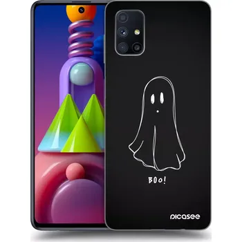 Pouzdro na mobilní telefon Picasee silikonový průhledný obal pro Samsung Galaxy M51 M515F - Ghost 2