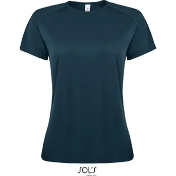 pracovní tričko SOL's Collection Tričko Sporty Women, sportovní, krátký rukáv, dámské COT251159r8103-petroleum b L Petrolejová modrá