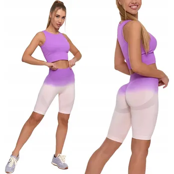 Dámské legíny Sportovní bezešvé legíny cyklistické dámské s vysokým pasem Push-Up MORAJ S