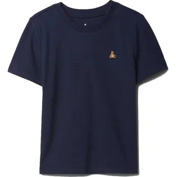 Dětská móda Chlapecké tričko GAP V-BF SS SLD T 5YRS Tmavě modrá, Hnědá