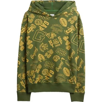 Chlapecká mikina Chlapecká mikina GAP V-JPN AOP LOGO PO XL Khaki, Žlutá