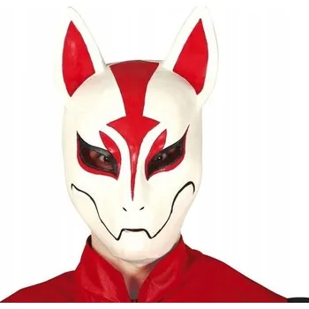 Karnevalová maska Maska na obličej Guirca latex zvířata bílá