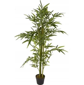 umělá květina UMĚLÝ BAMBUS V KVĚTINÁČI ZELENÝ VYSOKÝ 130 cm