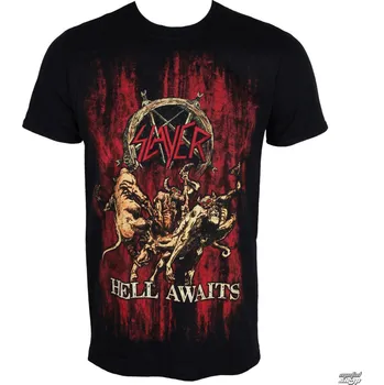 Pánské oblečení Tričko metal pánské Slayer - Hell Awaits - ROCK OFF - SLAYTEE41MB - XXL