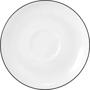 Talíř Podšálek 15 cm sada 6 kusů LIDO BLACK LINE, Seltmann Weiden