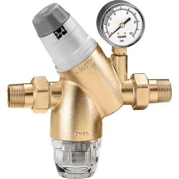 Ventil Caleffi Ventil redukční 5351 s filtrem, manometrem a šroubením 1", 1-6 bar, 535161