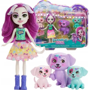 Panenka Enchantimals Panenka Tails Dessa a dalmatini HKN14 SADA S FIGURKAMI