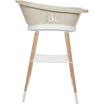 koupací vanička Bebe-Jou Sada vaničky Sense Soft Spring a stojanu Sense White