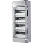 Rozvaděč NEPTUN 48 48mod. na omítku, průhl. dveře, 715x310x150mm