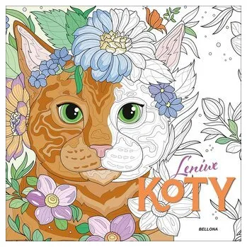 Leniwe koty. Kolorowanka