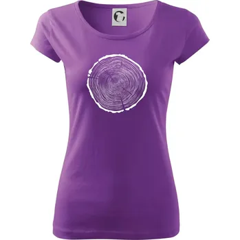 Dámské tričko Letokruhy 85 bez věku - Dámské triko Pure - 3XL ( Fialová )