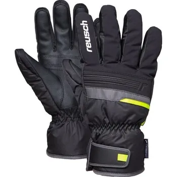 Sportovní chránič Zimní rukavice Reusch BRANDON R-TEX XT 10 Černá, Bílá, Žlutá