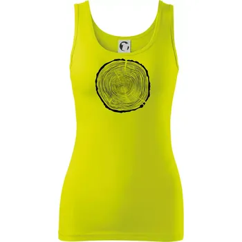 Dámské tričko Letokruhy 80 bez věku - Dámské tílko - M ( Limetková )