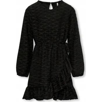 Dámské šaty ONLY ČERNÉ ŠATY S VOLÁNEM (5-6 LET)