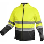 EXTER výstražná softshellová bunda žlutá 2XL (56)