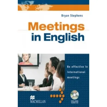 Anglický jazyk Meetings in English, Student's Book w. Audio-CD: Be effective in international meetings – Bryan Stephens (EN)