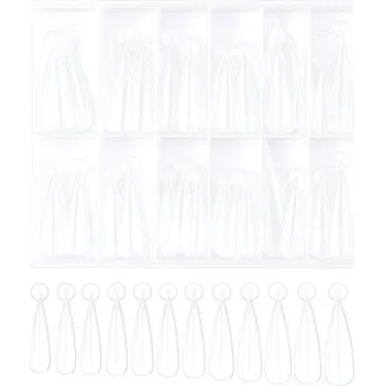 Umělé nehty Bafi Dual formy na nehty, mandle