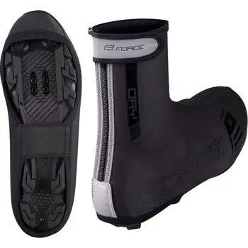 Force PU Dry MTB návleky na tretry černé Cyklistické návleky Force PU Dry MTB návleky na tretry černé