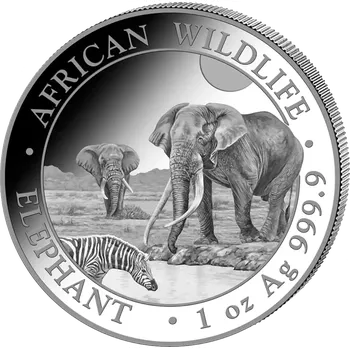 Bavarian Mint Munich Stříbrná investiční mince Somalia Elephant 1 Oz | 2026 | 31,1 g