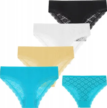 Kalhotky 4x Krajkové KALHOTKY DÁMSKÉ bavlněné KALHOTKY Krajka pro ženy MORAJ vel. S