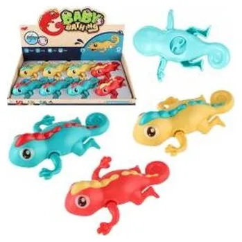 plyšák Kameleon nakręcany do wody MIX