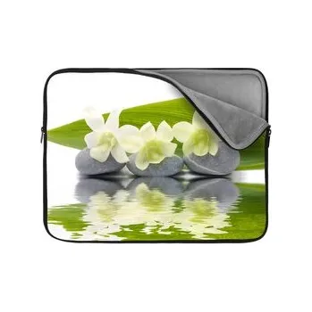 pouzdro na notebook Obal na notebook Bílá orchidej: 13"