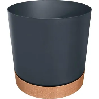 Květináč Kulatý Květináč Tubo PM antracit DPOD180 17,8 cm Prosperplast