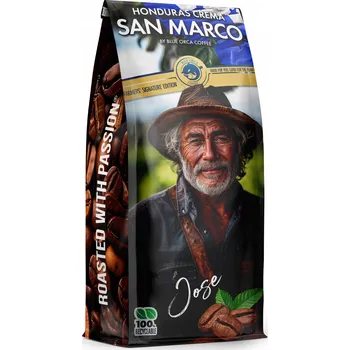 Káva Káva zrnková Blue Orca Coffee Honduras San Marco 1000 g středně pražená