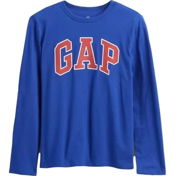 Chlapecké tričko Chlapecké tričko GAP V-FRCH LS LOGO VALUE TEE XXL Modrá, Červená