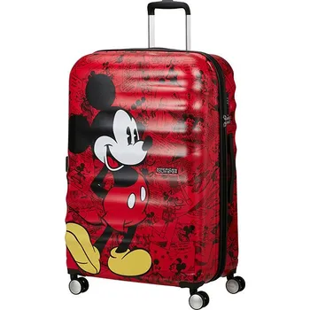 American Tourister Wavebreaker Disney Spinner 77 cm Mickey Comics Red