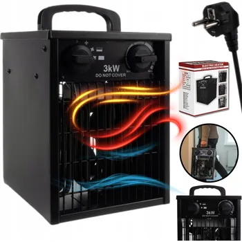 Přímotop Elektrické topidlo Kaminer 3 kW